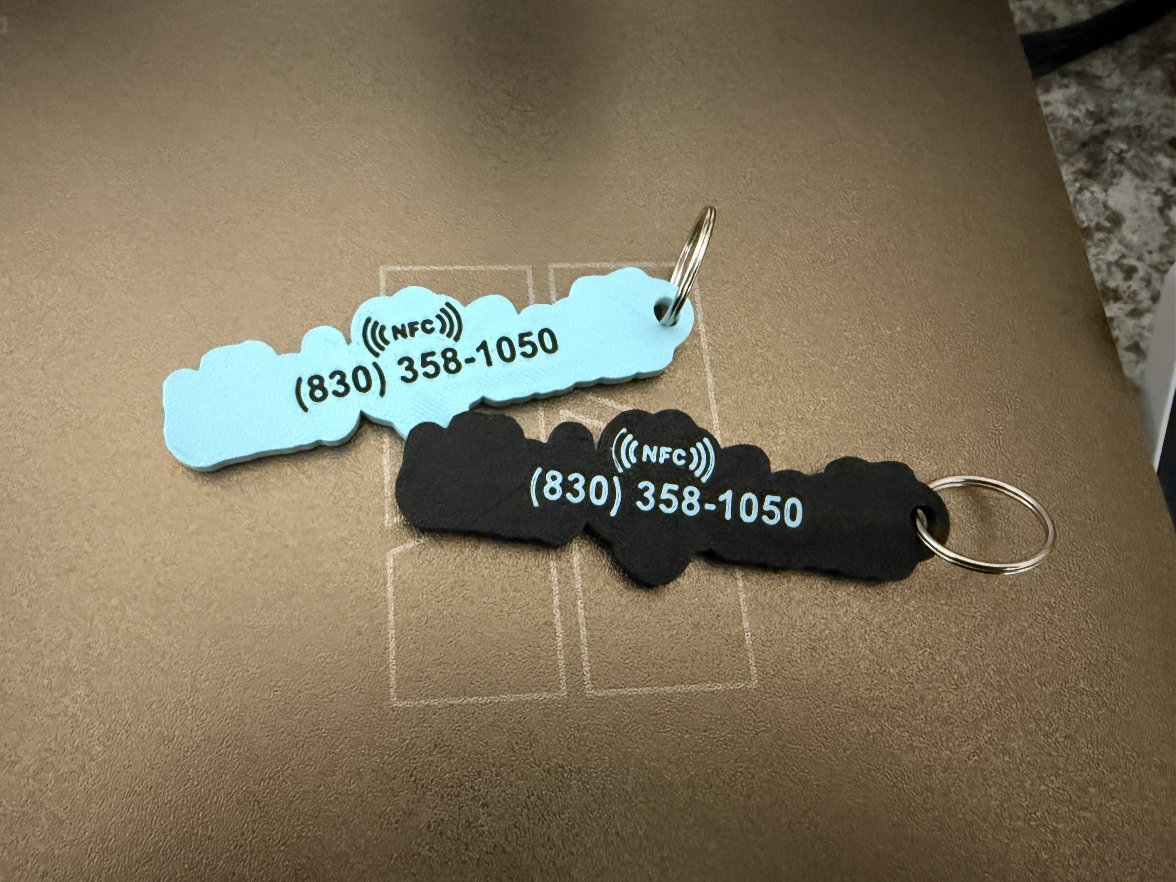 Custom Keychain Back